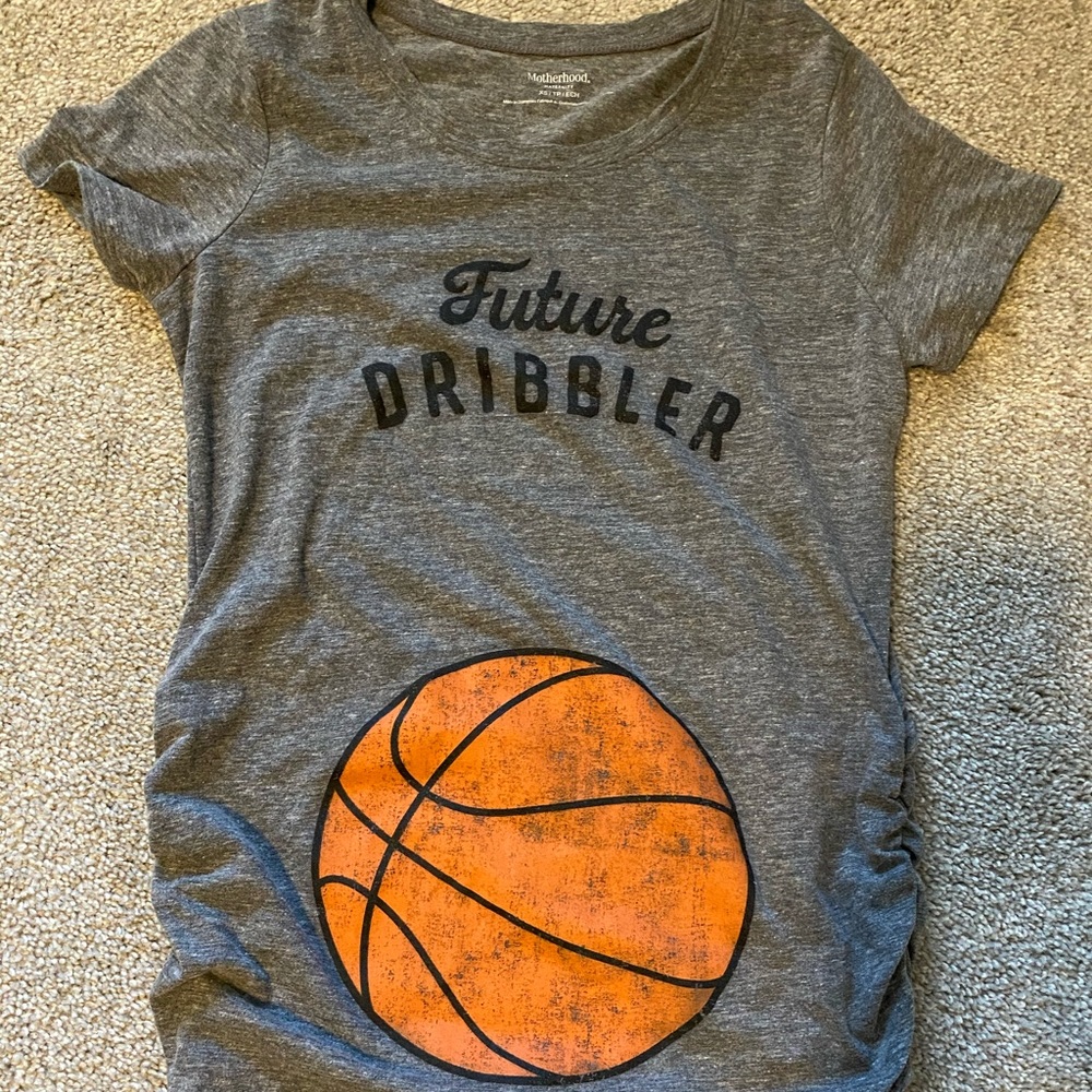 Maternity basketball Tee